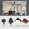 Decorative Led 60 Inch Indoor Solid Wood Ceiling Fan KBS-6003