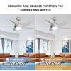 52 Inch Dc Motor Indoor Smart Modern Ceiling Fan With Light KBS-52122