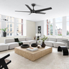 Energy-Saving White Blades Morden Bldc Household Ventilation Ceiling Fan With Light And Remote Control