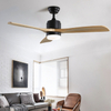 Indoor Bedroom Solid Wood Ceiling Fan With Light KBS-52147